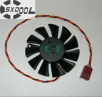 SXDOOL MGT6012YR-015 60X60X10MM DC 12V 0.37 A Frameless grafikos plokštės ventiliatorius