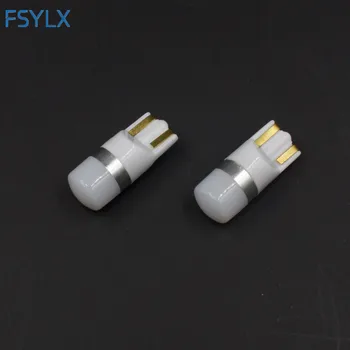 FSYLX 2vnt T10 3030 Žetonų, 1 LED lemputės automobilių šviesos SMD 3030 lempos pleišto stovėjimo dome light car styling 12v 24v