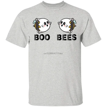 Boo Bitės Juokinga Halloween Boobs T-Shirt V-Kaklo