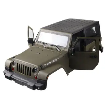 1:10 RC Masto Sunkvežimių Laipiojimo Automobilių Kieto Kūno Shell Jeep Wrangler