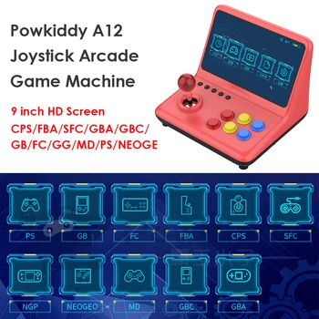 POWKIDDY A12 Retro Arcade Kreiptuką Žaidimas Player 9 colių 32GB Quad-core CPU Simuliatorius HDMI Vaizdo Žaidimų Konsolės Pastatytas-2000 Žaidimai