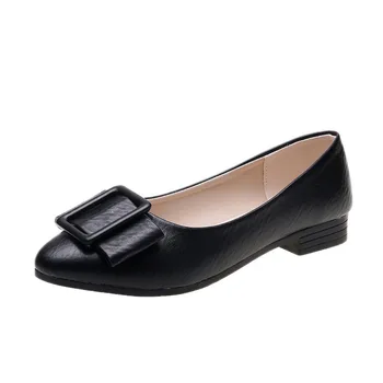 Pažymėjo Tne Moterų Butas Valtis Batai Elegantiškas Mados Pavasario Vasaros Moteris Seklių Lankas-mazgas Shoes Moterų Zapatos Mujer