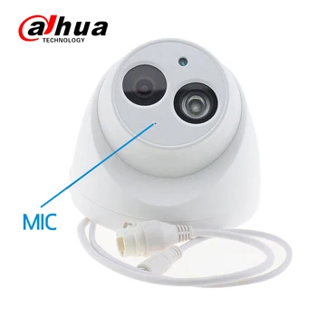 Dahua 4MP DH IPC-HDW4433C-Tinklo IP Kameros Onvif Built-in MIC With POE pakeisti IPC-HDW4431C-Namų Apsaugos kamera,