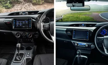 Android 10.0 GPS Navigacija, Radijas, DVD Grotuvas, Toyota Hilux RHD-2020 m. Vaizdo Grotuvas Stereo Headuint Pastatytas Carplay dsp