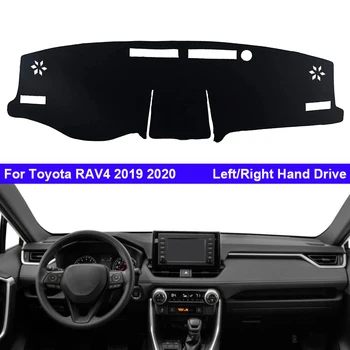 Automobilių Vidinis prietaisų Skydelio Dangtelis Toyota RAV 4 2019 2020 RAV4 Konsolė Dangtelio Raštas Auto Brūkšnys Kilimėlis Kilimų Saulės šešėlis Kilimas