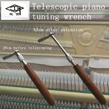 Originali Xuan Gong profesionali fortepijono paieška įrankiai Teleskopinis raktas pianinu, tiuningas, priežiūra, tiuningas veržliarakčio įrankis
