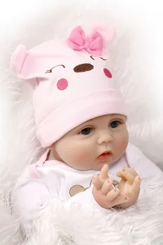 NPKCOLLECTION mergina lėlės reborn silikono vinilo vaikų žaisti namus, žaislai bebe dovana boneca atgimsta silikono reborn baby bebe lėlės