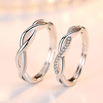 NEHZY 925 sterlingas sidabro naujų papuošalų mados moteris atidarymo žiedas jubiliejų, vestuvių, jubiliejų, vestuvių, sužadėtuvių pora žiedas
