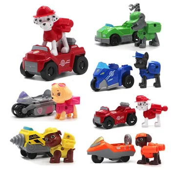 Paw patrulio šuns žaislas anime gelbėjimo automobilio deformacijos veiksmų modelis Leteną patrulio šuns žaislas žaislas automobilis vaikų gimtadienio, Kalėdų dovana
