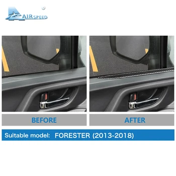 Oro Anglies Pluošto Subaru Forester 2013 2016 2017 2018 Reikmenys, Automobilių Durų Lipdukai, Vidaus Apdailos Automobilių Stilius