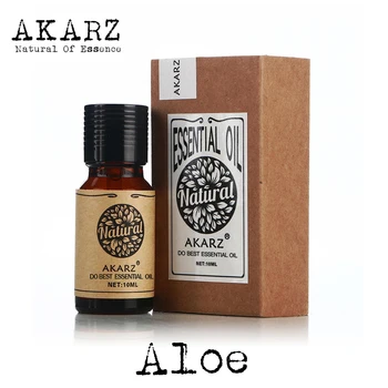 Aloe naftos AKARZ Top Brand kūno, veido odos priežiūros spa pranešimą kvepalų lempos Aromaterapija Aloe Vežėjas aliejaus