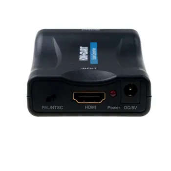 HDMI SCART Video Scaler Konverteris Aukštos raiškos Imtuvas TV, DVD Audio 