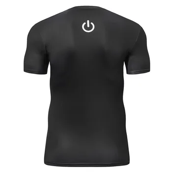 ZRCE 3D Spausdinimo Laišką Cmpression Marškinėliai Atsitiktinis Vyras treniruoklių Salė T-Shirt Fitneso Sporto Bėgiojimas Viršūnes trumpomis Rankovėmis T-Shirt