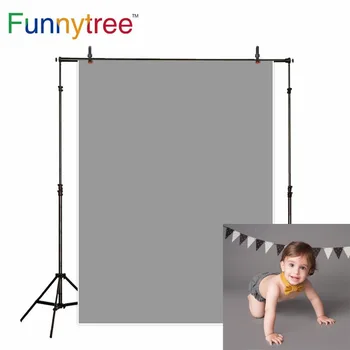 Funnytree fotografijos backdrops šviesiai pilka vientisos spalvos kūdikio gimimo naujagimiai mėgsta studija nuotrauka fone photophone sienos-popieriaus