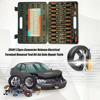 23pcs Elektros Terminalo Jungties Išleidimo Removal Tool Set Kit Auto Remonto Įrankis Auto Elektronikos Komponentų Išmontavimo Darbai