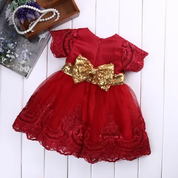 Baby girl drabužiai Princesė Suknelė Drabužius trumpomis Rankovėmis Nėrinių Lankas, Kamuolys Suknelė Tutu Šalis Suknelė Bamblys Vaikai Fancy Dress 0-7Y