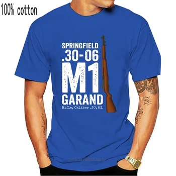 2020 metų vasaros šautuvas asmenybės T-shirt M1 Garand Marškinėliai Spausdinami Berniukai Top Marškinėliai Medvilnės Viršuje Tee T Shirt Mens