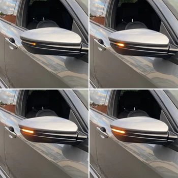 Šoninis Veidrodis Indikatorius LED Dinaminis Posūkio Signalo Lemputė Eilės Žibintas Honda Civic MK X MK10 10 FC FK 2017 2018 2019 2020