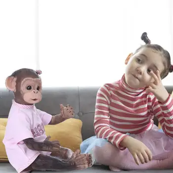 Mielas Beždžionės Žaislai Twin Beždžionės Kūrybos Kambario Baldai, Vaikų Kompanionas Žaislai, Guminiai Minkšti Ir Patogūs Medžiaga