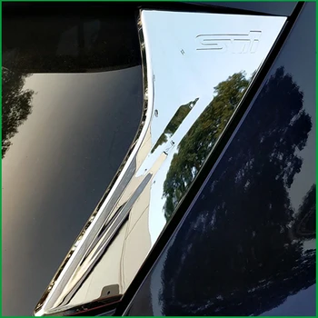 Dėl Subaru XV 2018 2019 ABS Chrome ABS Anglies Pluošto Spausdinti Tiek Šildomi Šoniniai Galinio Lango Spoileris Trikampio Dangčio Apdaila Auto Dalys