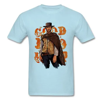 Vyrų Marškinėlius Clint Eastwood Geras Blogas, Bjaurus Marškinėliai trumpomis Rankovėmis Vyrų T-shirt Hiphop Kpop Medvilnės Crewneck Plius Dydis Derlius T Shirts
