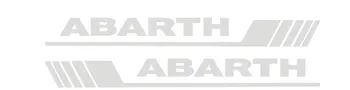 2vnt Automobilių Stilius Pusės Durų Lango Sparno Lipdukai Lipdukai FIAT 500 Abarth Logotipą, šoninė Šluostė Lipdukas Kūno Lipdukai Priedai