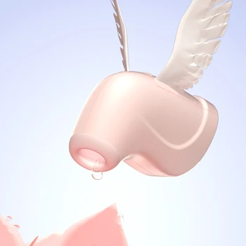 Sonic Čiulpti Vibratorius Krūtų Stimuliacija blowjob Klitorio Stimuliatorius Baterija Mini Nešiojamieji Vibratorius, Sekso Žaislai Moterims