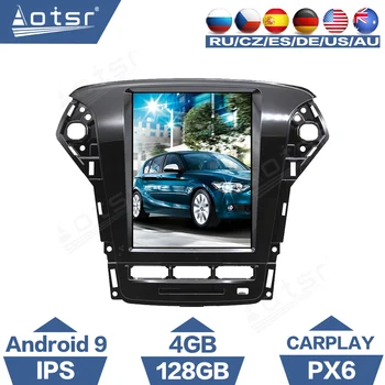 4+128 Android 9 Automobilio Radijo Ford Fusion, Mondeo MK4 2011 m. 2012 m. 2013 m Multimedijos Grotuvas GPS Navigaciją DSP CarPlay PX6 Autoradio