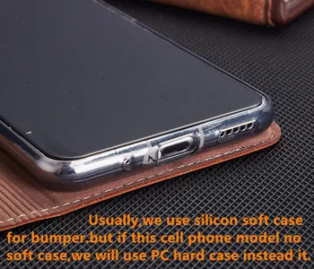 Litchi grūdų natūralios Odos kortelių kišenės, telefono dėklas, skirtas Nokia 8.1/Nokia 8/Nokia 8 Sirocco telefono maišelis magnetinis dėklas apima