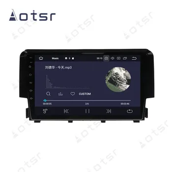 Android 10.0 GPS Navigacija, Radijas, DVD Grotuvas, Honda Civic 2016-2018 Vaizdo Grotuvas Stereo Headuint nemokamai Pastatytas Carplay dsp