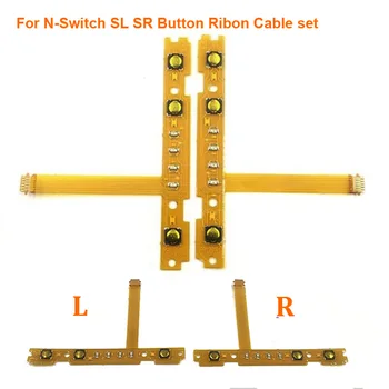 10SET NAUJŲ atsarginių dalių SL SR Mygtuką Flex Kabelis skirtas Nintendo NS Jungiklis Džiaugsmas-Con kairėn, dešinėn Botones Klavišą Flex Kabelis