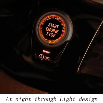 Crystal Automobilių Variklio Paleidimo išjungimo Jungiklis Mygtukas Lipdukai BMW X5 E70 