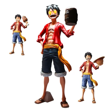 28cm anime One Piece Beždžionė D Luffy Pav Žaislas Trijų formų Grandline Vyrų Luffy Anime Kolekcines Modelis Lėlės anime veiksmų pav.