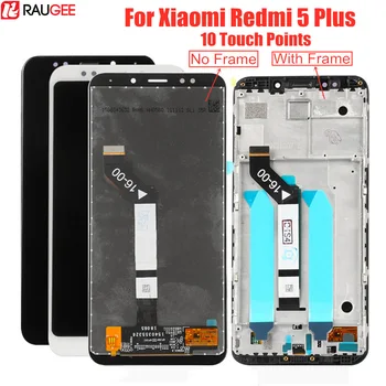LCD Ekranas Redmi 5 Plius LCD Jutiklinio Ekrano Rėmelis skaitmeninis keitiklis Ekrano Pakeitimas Xiaomi Redmi 5 Plus Pasaulio Ekranas