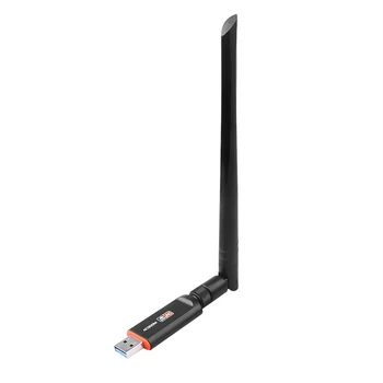 Kebidu 1200Mbps Super Greitis USB 3.0 Bevielio ryšio Wifi Adapteris 2.4 Ghz/5 ghz Dual Band, Network Kortelės RTL8812 Su 5dBi Antenos PC