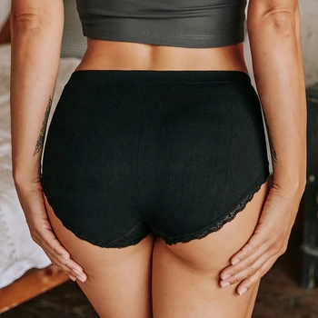 FINETOO Minkštas Moterų Apatinius, Aukšto Liemens Kelnaitės Mergaitėms Patogios apatinės Kelnės Moterų apatinio Trikotažo Mados Ponios Panty Underwears 2021