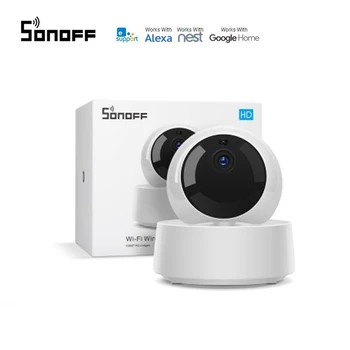 SONOFF GK-200MP2-B 1080p Belaidžio Smart IP Kameros Aprėptis 360 infraraudonųjų SPINDULIŲ Naktinio Matymo, 2-Way Saugumo Kūdikio stebėjimo Stebėjimo Kamerą