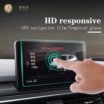 6 7 8 9 10 colių automobilinis Vaizdo screen protector, GPS navigacijos ekrano grūdintas stiklas, auto radijo multimedijos ekranas apsauginės plėvelės