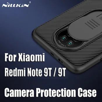 Už Xiaomi Redmi Pastaba 9T Kameros Apsaugos Atveju NILLKIN Camshield dangteliu Apsaugoti Objektyvą Atvejais Redmi 9T Telefono dėklas