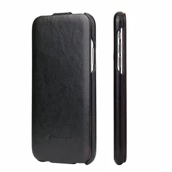 Vertikalus Flip Case For iPhone Xs Max Retro PU Odos Piniginės 