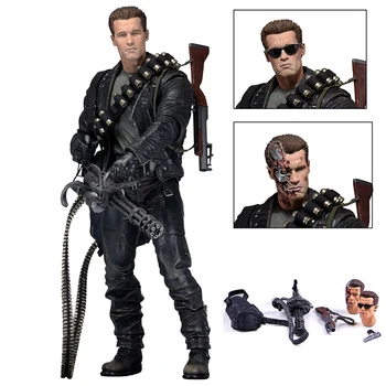 NECA Terminatorius 2 Pav Teismo Dieną T-800 Arnoldas Schwarzeneggeris, T-800 Veiksmų Skaičius, Kolekcines, Modelis Žaislas