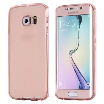 360 laipsnių Aišku, Minkštas Viršelis Atvejais, Samsung A750 A6 Plius A8 A9 2018 Galaxy A01 A91 A81 TPU Atveju Huawei P20 Lite 30 Pro +