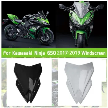 Motorccyle prekinis, galinis Stiklo Už Kawasaki NINJA 650 EX650 ER6F Ninja650 Priekinio stiklo pertvara nuo Vėjo 2017 2018 2019 Ninja 650 Priedai
