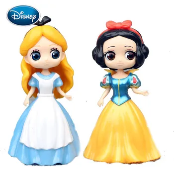 Disney 6pcs Princesė Drabužių, Žaislų Lėlės Ranka Lėlės Serijos Lėlės Vaikų Žaisti Namus Siųsti Mergaičių Žaislai, Gimtadienio Dovanos