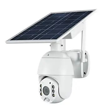 Sandėlyje 2020 PTZ vaizdo Kameros Vandeniui atspari Saulės Energijos Įspėjimo Kamera Su Mažas Energijos Suvartojimas Smart dvipusis Balso Domofonas vaizdo Kamera