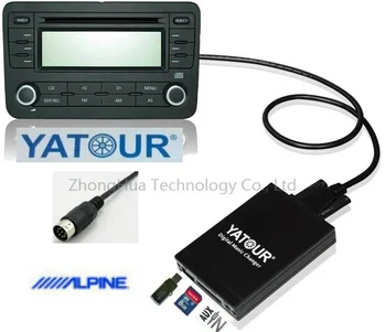Yatour Skaitmeninės Muzikos Automobilio Audio USB MP3 Adapteris AUX 