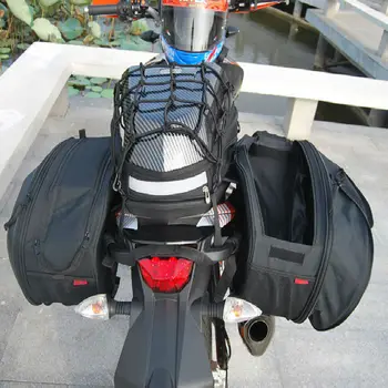 SA-212 Balno Pagalvių Motociklo Maišelį Įrankinės, Motokroso Motociklų Krepšiai su 2VNT Plastikinių Plokščių ir 2VNT Lietaus