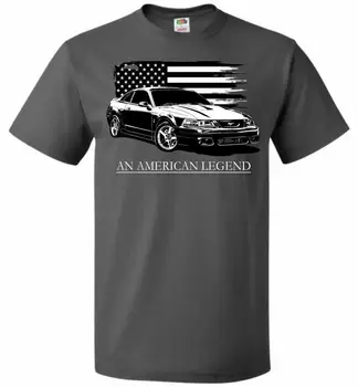 2004 m. Mustang Cobra T-Shirt Naujas 2019 M. Vasarą, Rudenį Vyrų, O Kaklo trumpomis Rankovėmis, Raumenų Vyrai, VYRIŠKI T Shirts