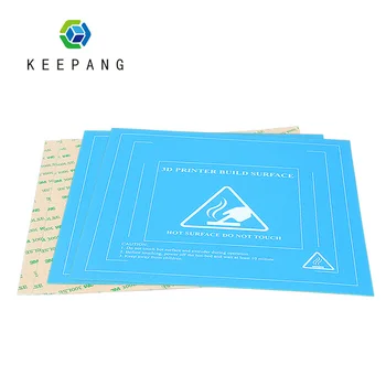 2vnt KeePang Modernizuotos Šilumos Popieriaus Šiurkščiavilnių Smėlio, Mėlyna Šilumos Popieriaus 3D Spausdintuvas Paviršiaus HeatBed 3D Spausdintuvas Platforma Lipdukas