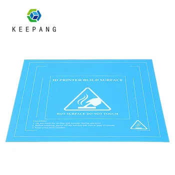 2vnt KeePang Modernizuotos Šilumos Popieriaus Šiurkščiavilnių Smėlio, Mėlyna Šilumos Popieriaus 3D Spausdintuvas Paviršiaus HeatBed 3D Spausdintuvas Platforma Lipdukas